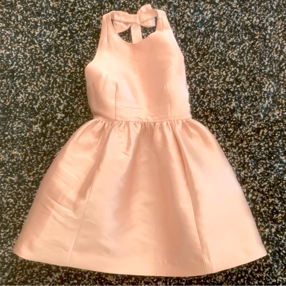 Kate Spade Faille bow back dress